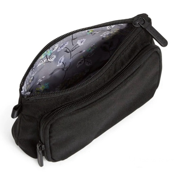 Vera Bradley Compact Zip Around Multipurpose Organizer BLACK NWT - Picture 1 of 5